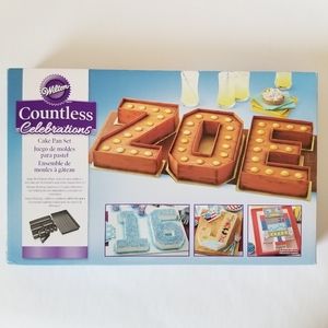 Cake Pan Set Numbers, Letters & Simbols